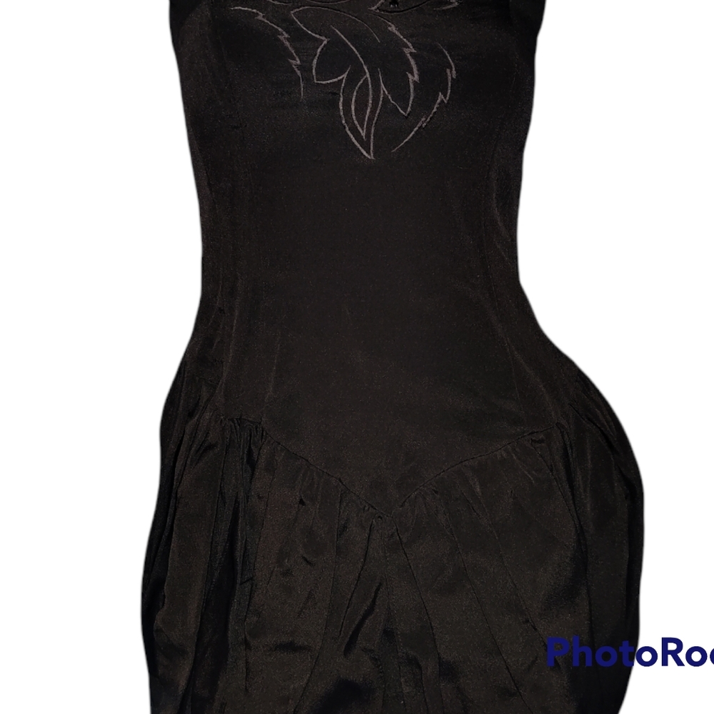 1980's Vintage Strapless Cocktail Dress - Picture 7 of 7